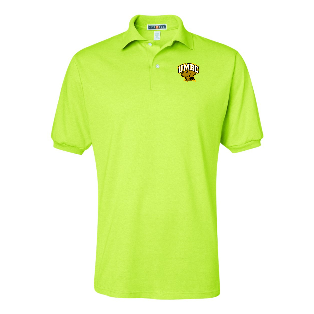 Men's UMBC Retrievers JERZEES  SpotShield polo